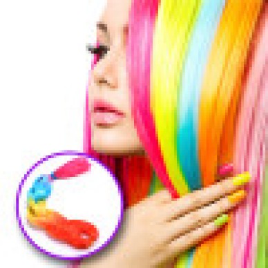Χρωματιστές πλεξούδες - Rainbow Hair